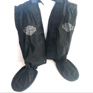 Harley Davidson rain gaiters, boot covers